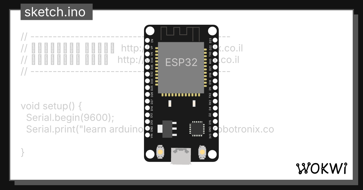Wokwi online esp32 stm32 arduino simulator