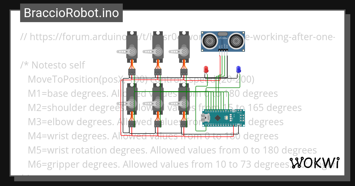 robotBraccio TEST BOOL - Wokwi Arduino and ESP32 Simulator