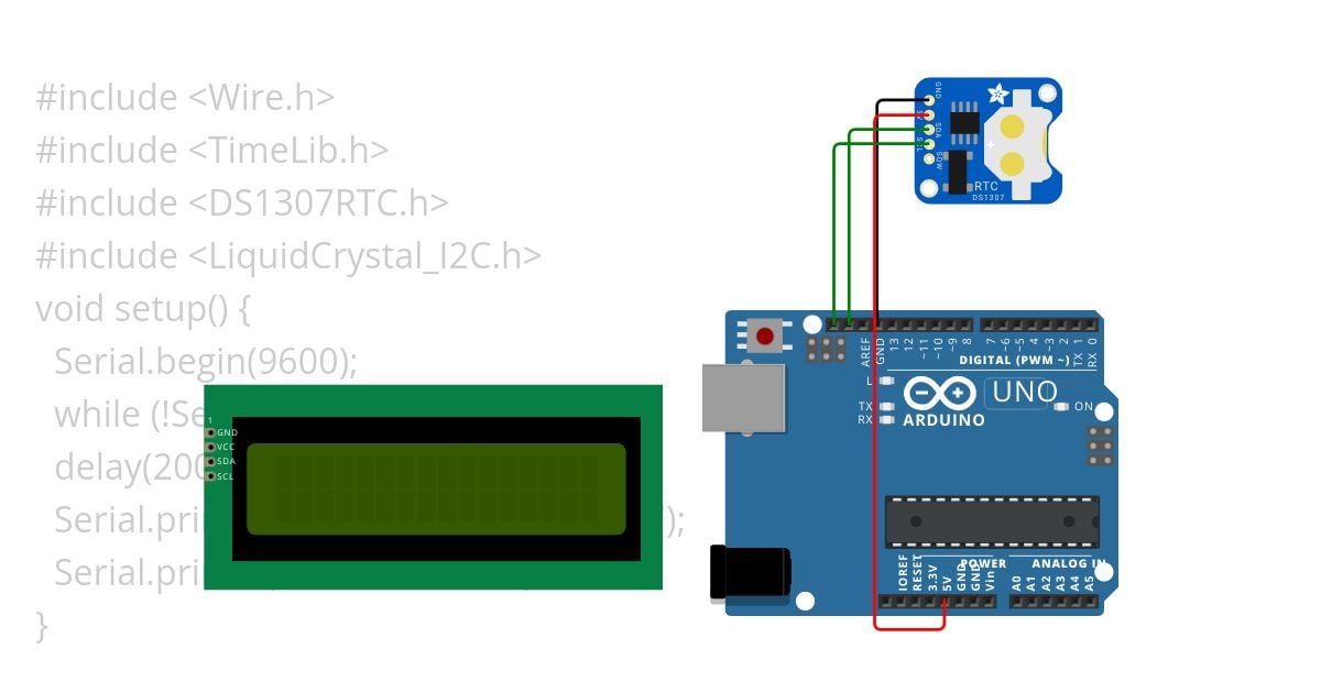 ds1307model as a real timer.ino Copy simulation