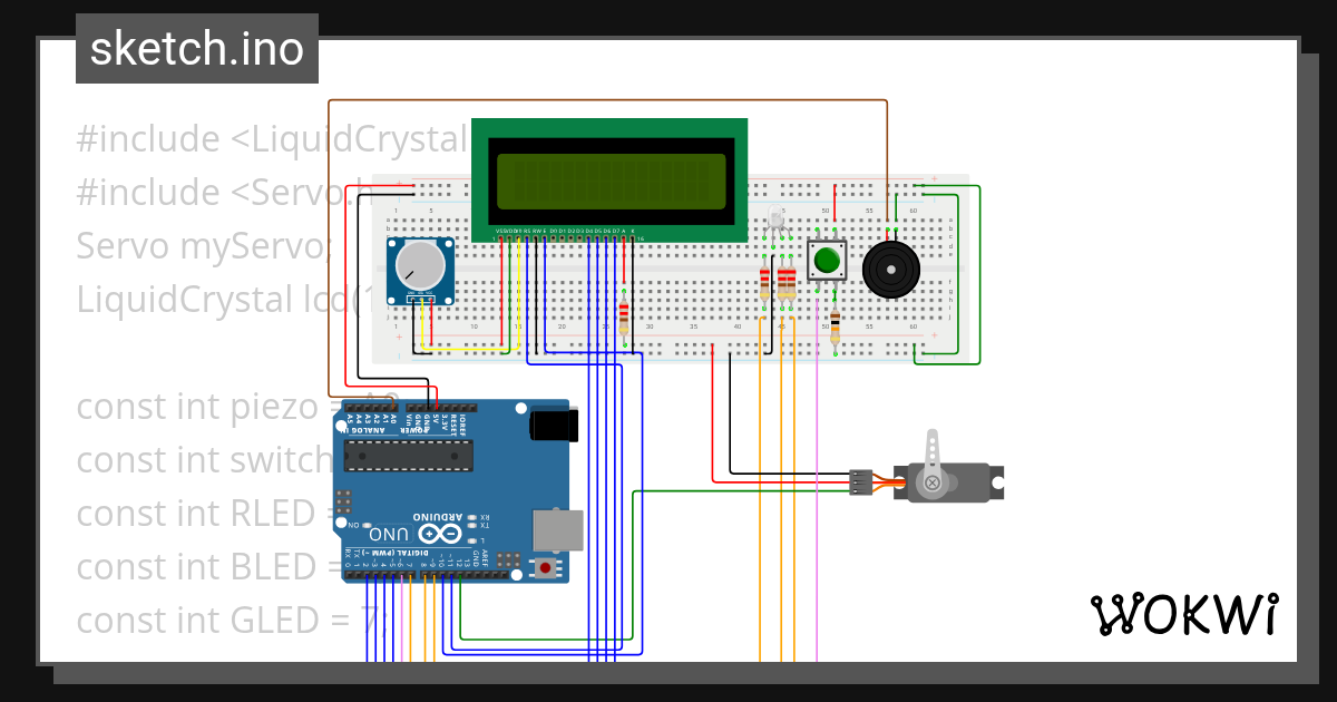 lockbox Wokwi ESP32, STM32, Arduino Simulator