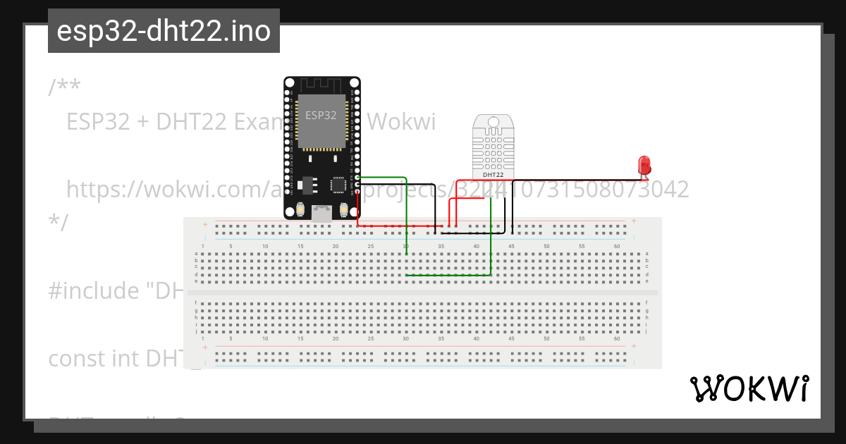 Esp32 dht22 ino Copy Wokwi ESP32 STM32 Arduino Simulator