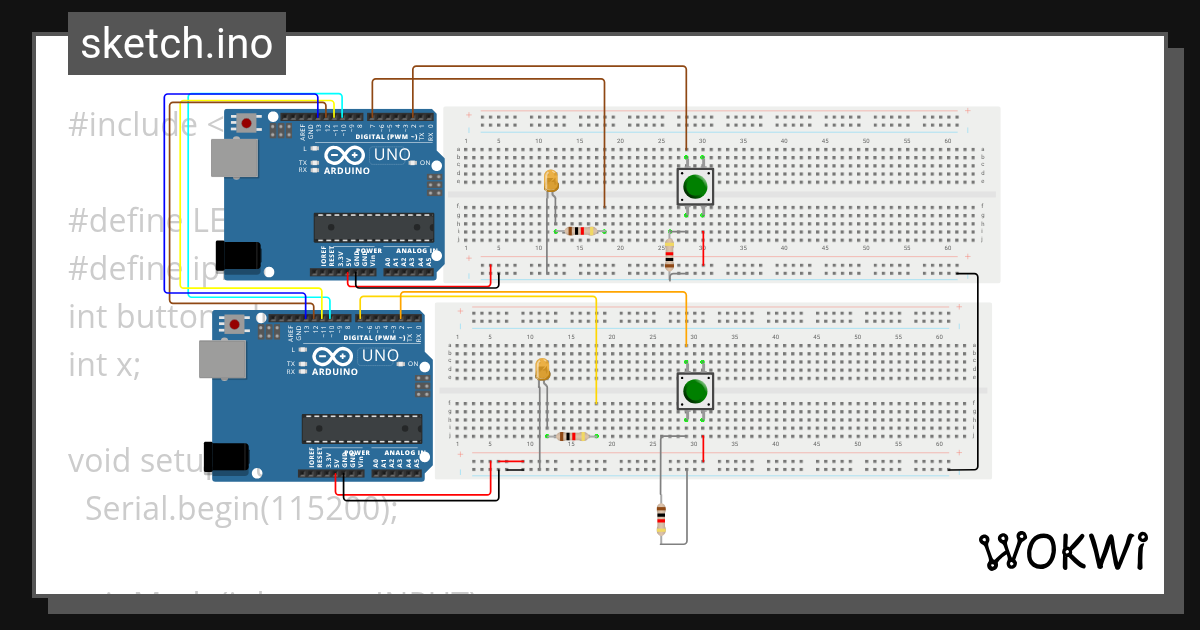 2 UNO - Wokwi ESP32, STM32, Arduino Simulator