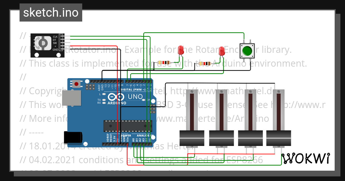 Drehimpuls Regler Copy - Wokwi ESP32, STM32, Arduino Simulator