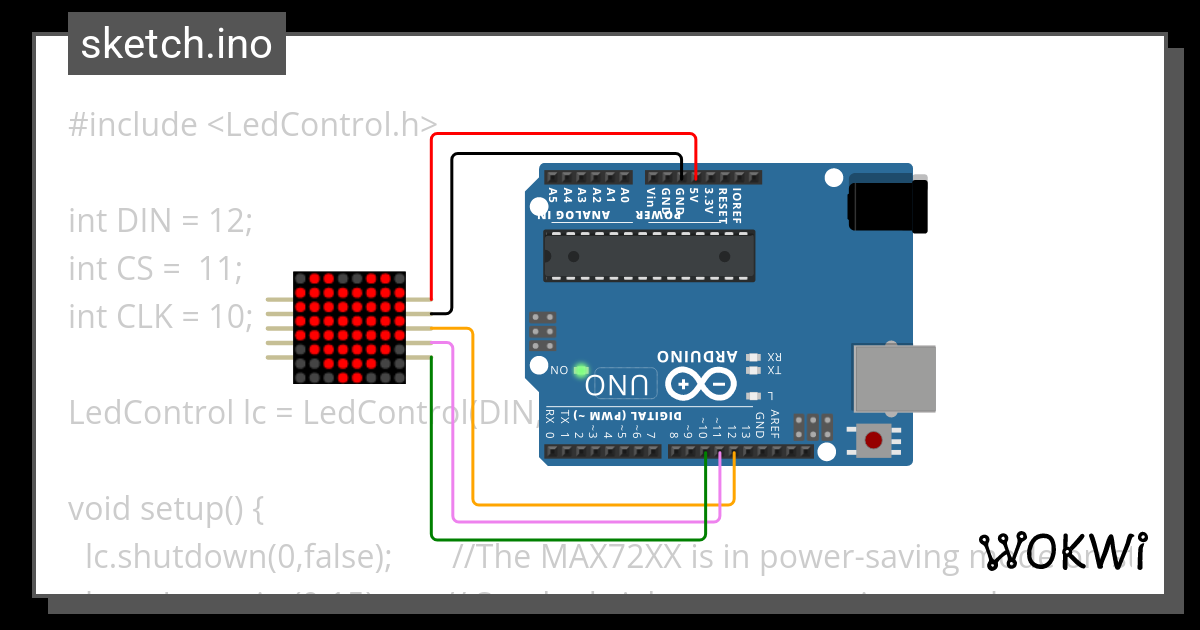 8x8 Grid Wokwi Esp32 Stm32 Arduino Simulator 2048