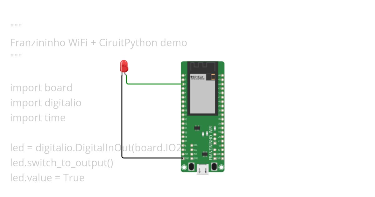 ESP32S2 CircuitPython simulation