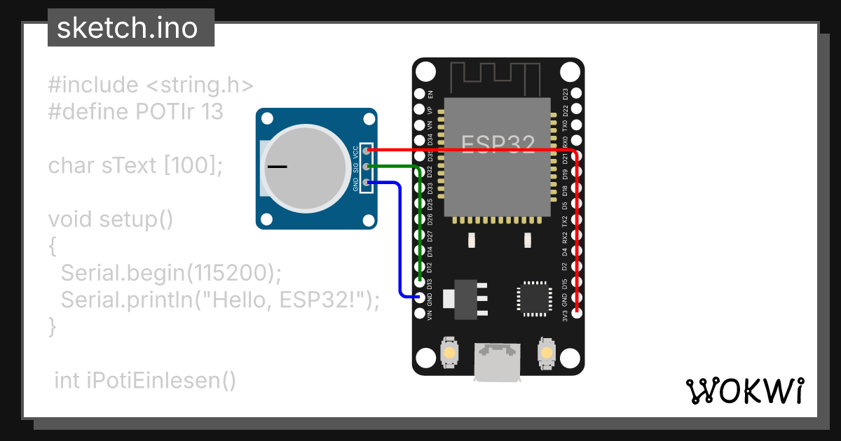 Wokwi - Online ESP32, STM32, Arduino Simulator
