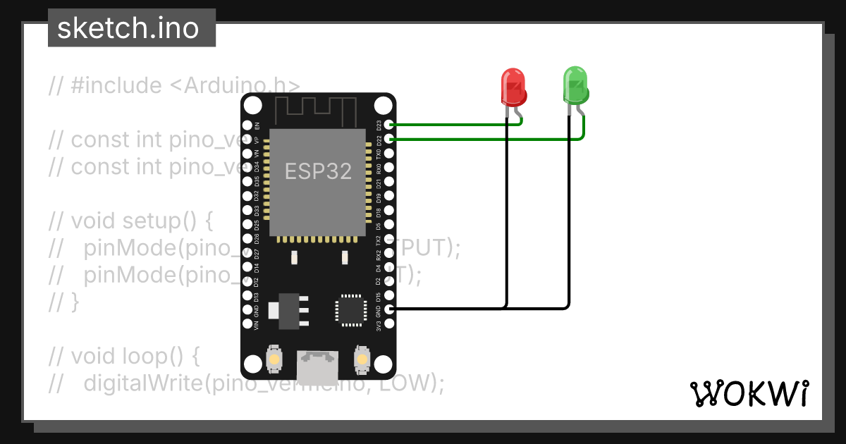 Teste wokwi esp32 stm32 arduino simulator