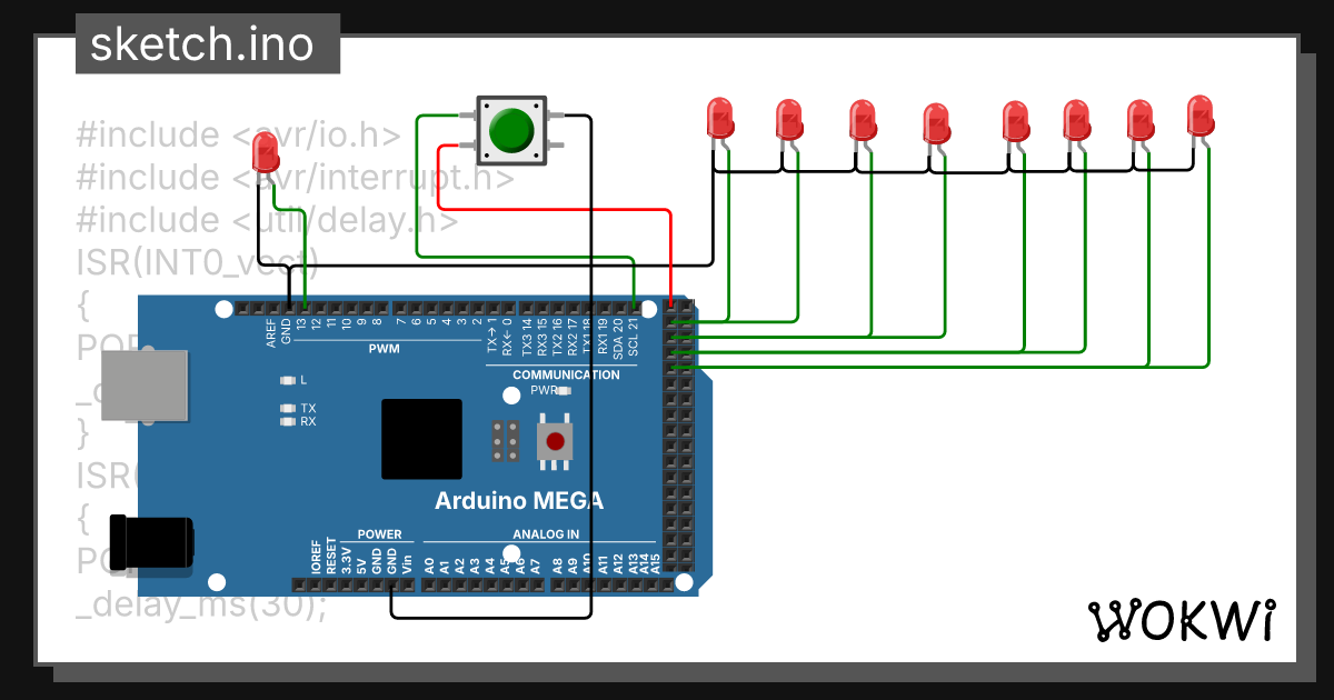 Test 1 - Wokwi ESP32, STM32, Arduino Simulator