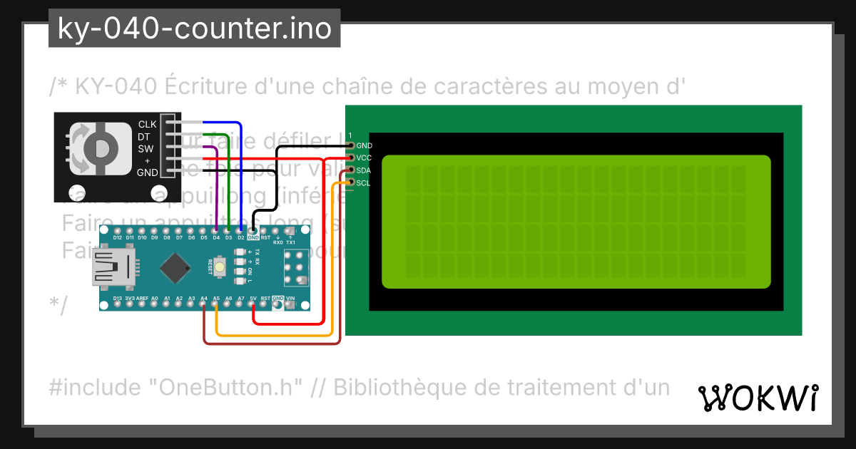 Test_Codeur 8 - Wokwi Arduino and ESP32 Simulator