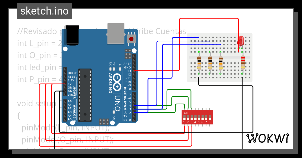 problema 2 (alarma) - Wokwi ESP32, STM32, Arduino Simulator