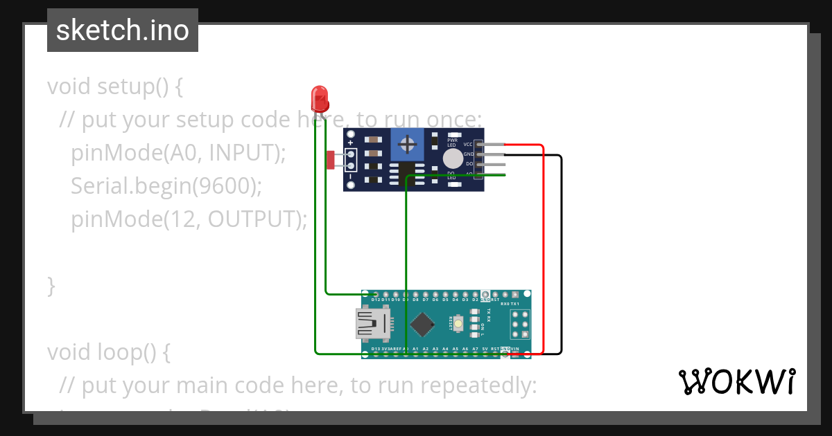 LDR - Wokwi ESP32, STM32, Arduino Simulator