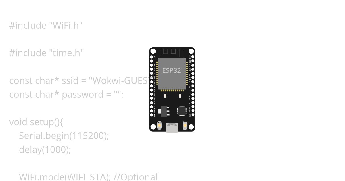 esp32 connect to Wi-Fi  simulation