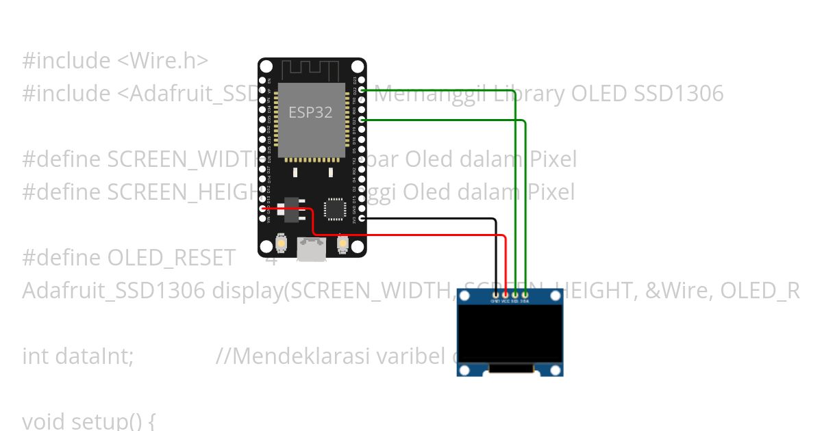 OLEDtest.ino simulation