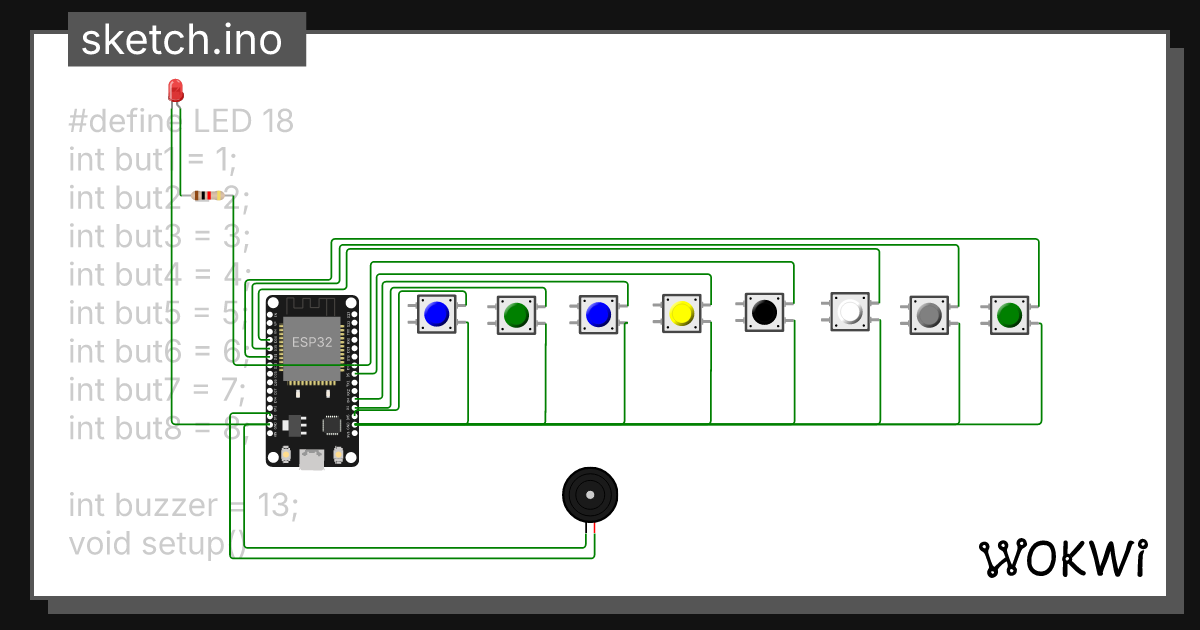 Wokwi - Online ESP32, STM32, Arduino Simulator