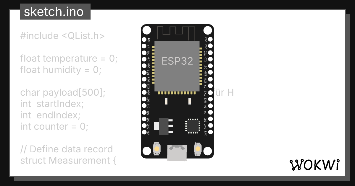 Qlist test nur setup wokwi esp32 stm32 arduino simulator