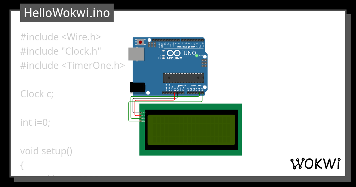 Clock Wokwi Esp32 Stm32 Arduino Simulator 5767