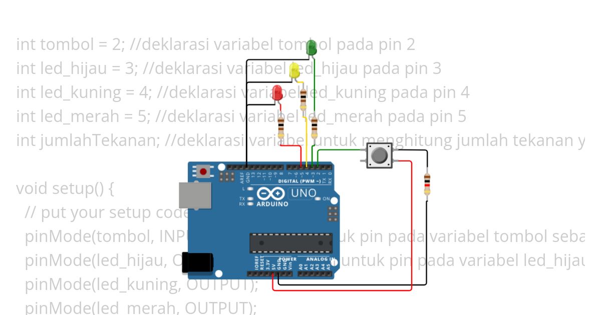 Tombol+LED Pertemuan DTS 1 simulation