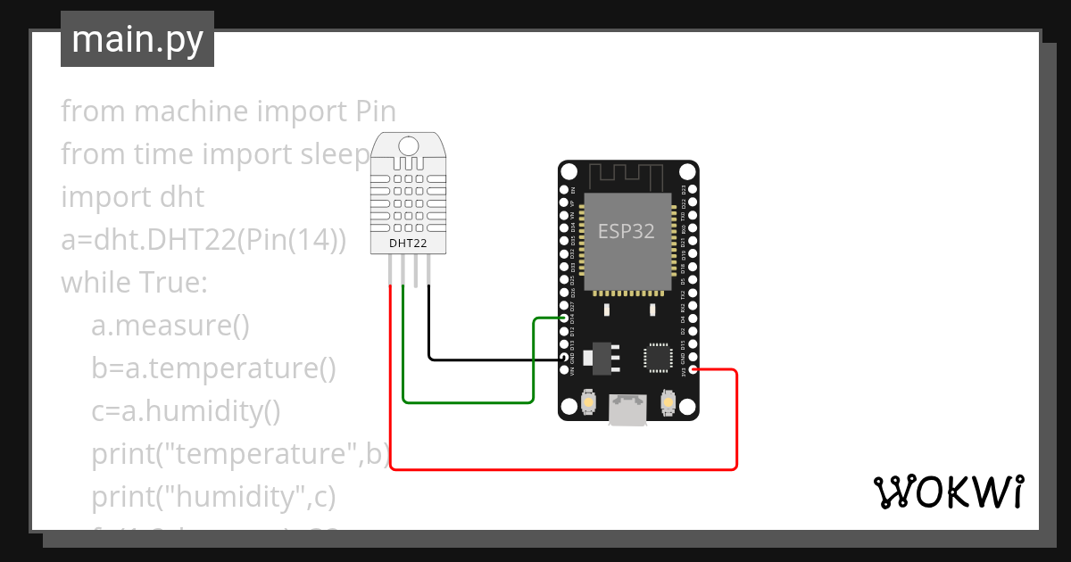 dht22 - Wokwi ESP32, STM32, Arduino Simulator