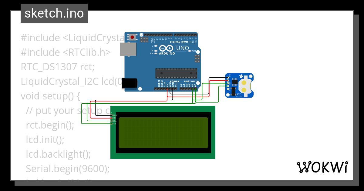 Clock Wokwi Esp32 Stm32 Arduino Simulator 9715