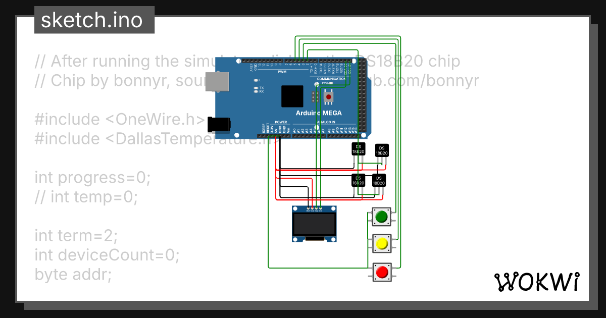Ds18B20 Simulator | Emulate DS18b20 Temperature Sensor using Arduino ...