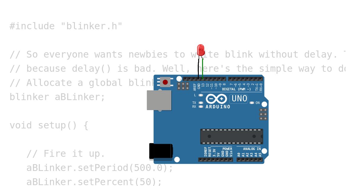 blinkWithoutDelay2 simulation