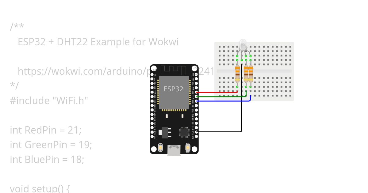 esp32 RSSI RGB simulation