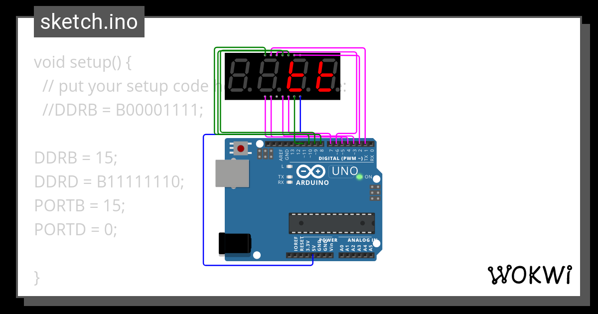 7seg Wokwi Esp32 Stm32 Arduino Simulator 3701