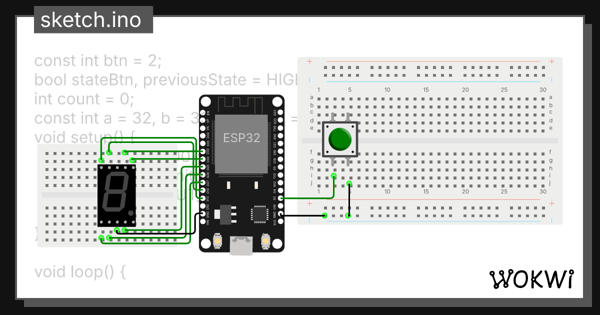 Contadorcliques wokwi esp32 stm32 arduino simulator