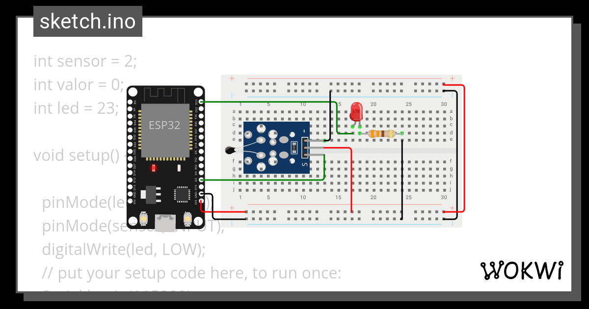 ENTRADAS ANALÓGICAS - Wokwi Arduino and ESP32 Simulator