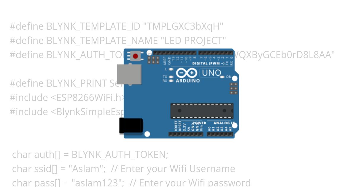 LED BLINK 2.0 simulation