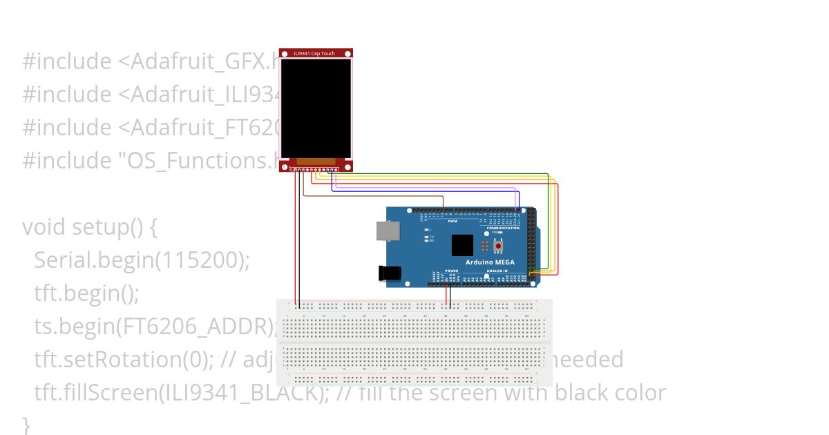 Touch Keypad simulation