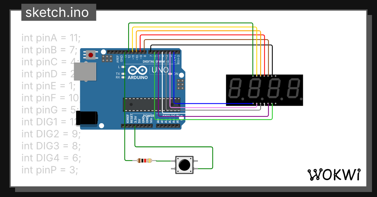 HRONOMETRS - Wokwi ESP32, STM32, Arduino Simulator