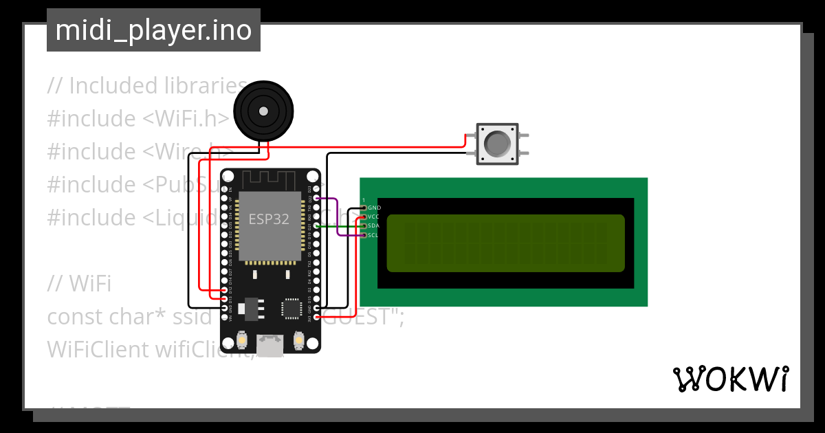 Final Midi Player Wokwi Esp32 Stm32 Arduino Simulator