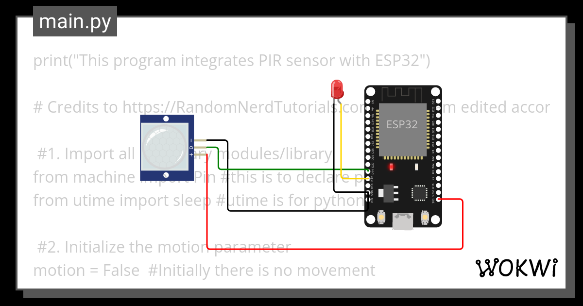 Contoh Sensor Pir 1 Wokwi Esp32 Stm32 Arduino Simulat 3532