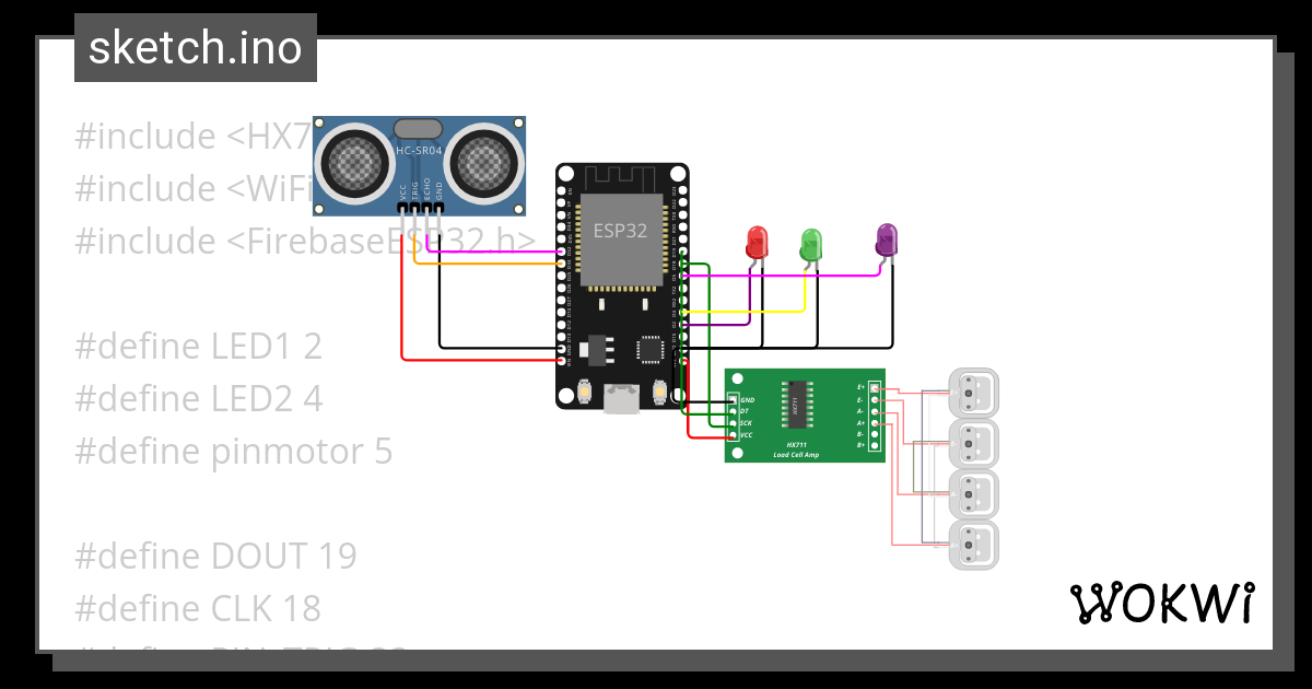 Hx711 Wokwi Esp32 Stm32 Arduino Simulator 