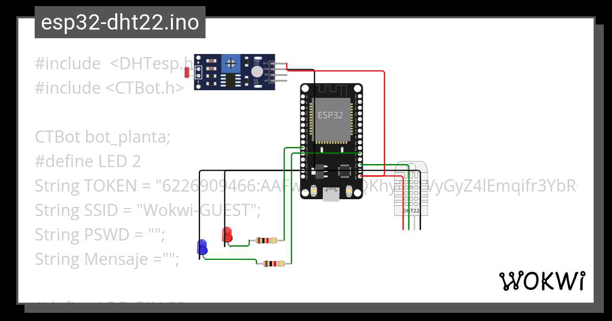 Test Telegram Wokwi Esp32 Stm32 Arduino Simulator 9859