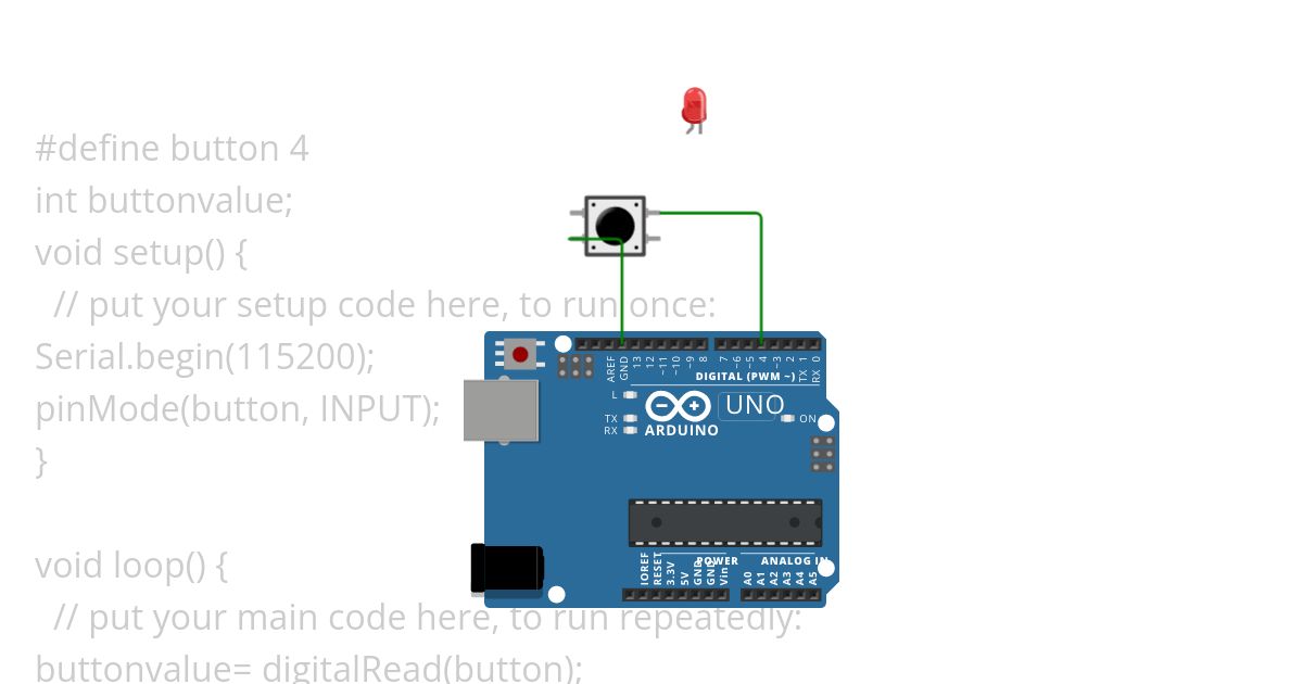 Push button simulation