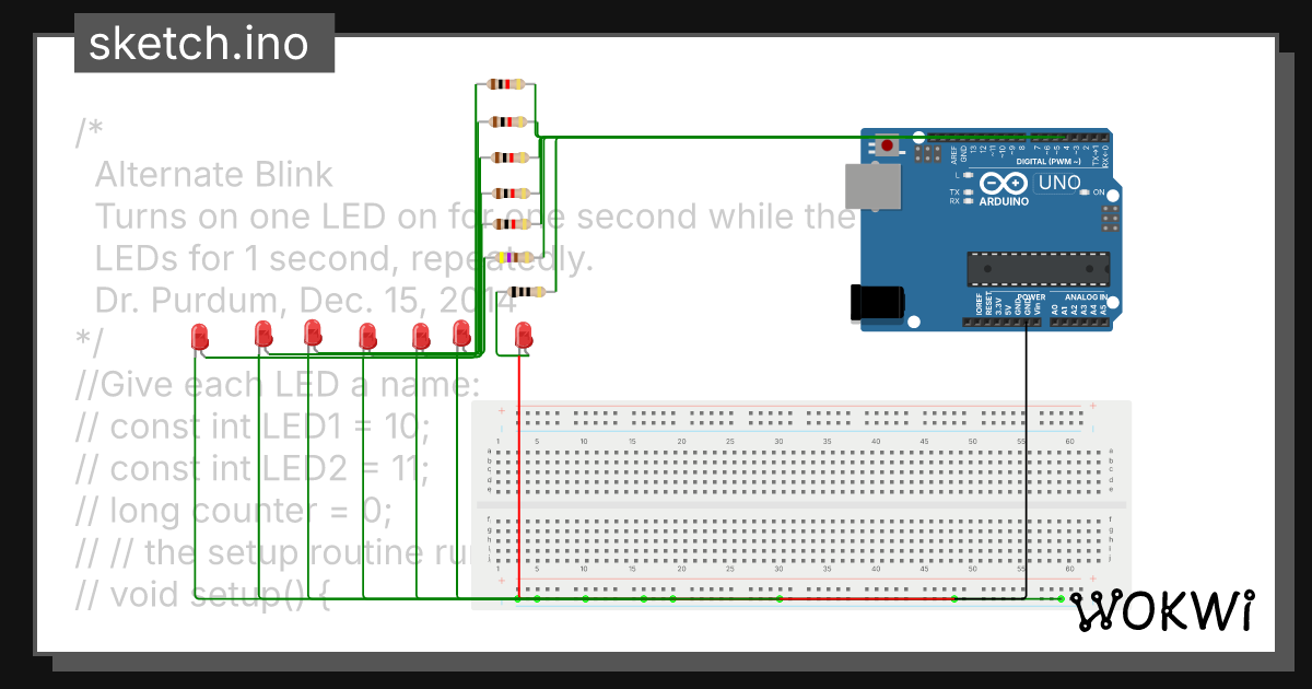 Beginner wokwi esp32 stm32 arduino simulator