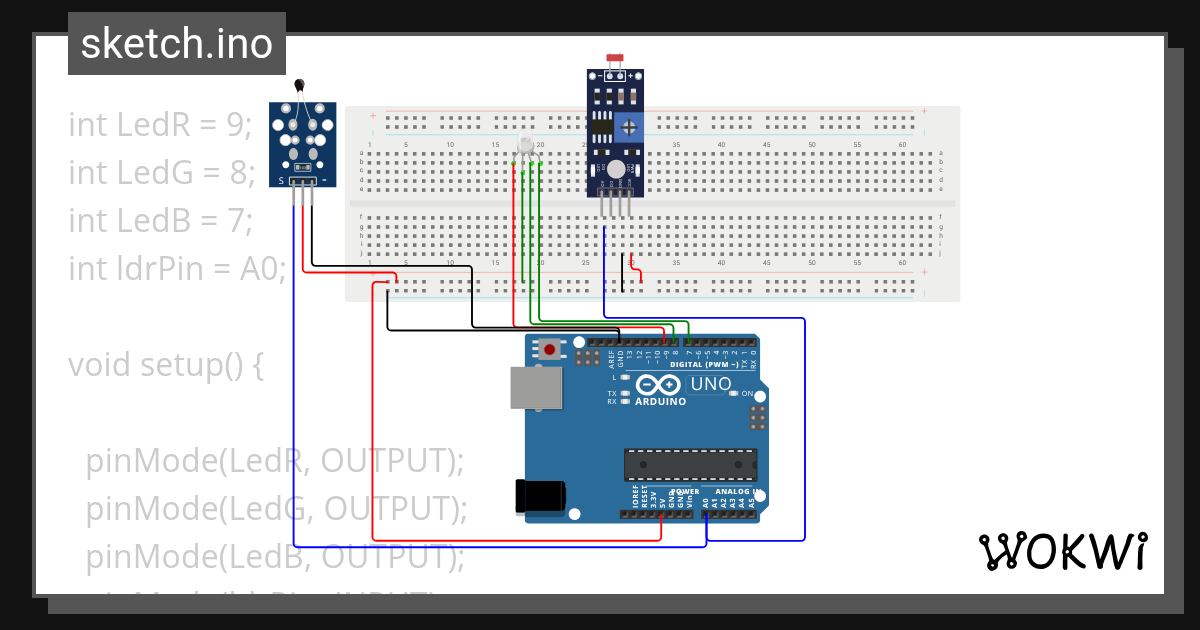 Project RGB - Wokwi ESP32, STM32, Arduino Simulator