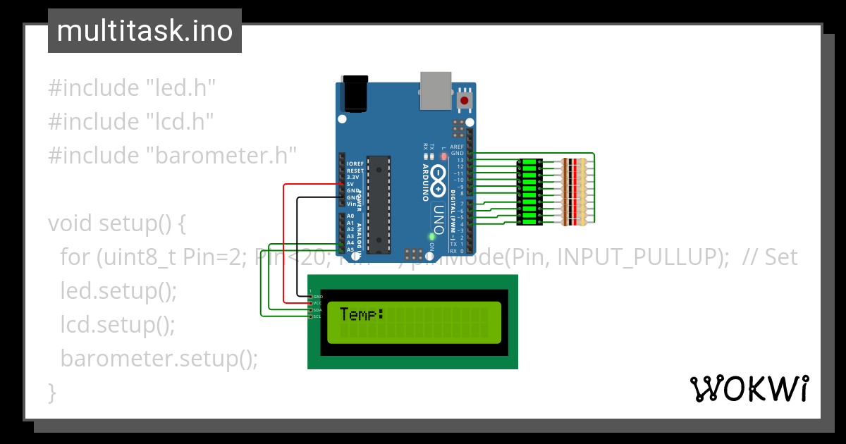 Arduino Multitasking Wokwi Esp Stm Arduino Simulator