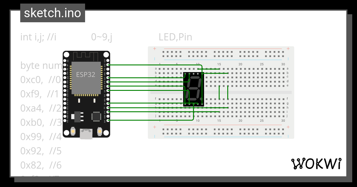 7segup Wokwi Esp32 Stm32 Arduino Simulator 9490