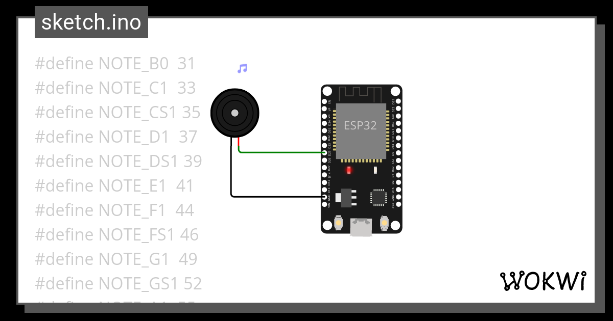 Esp32 Tempo Tone Wokwi Esp32 Stm32 Arduino Simulator