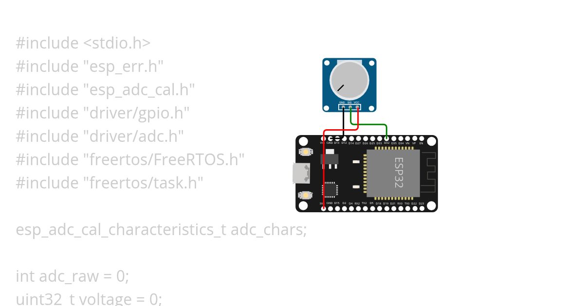 ESP32 ADC simulation