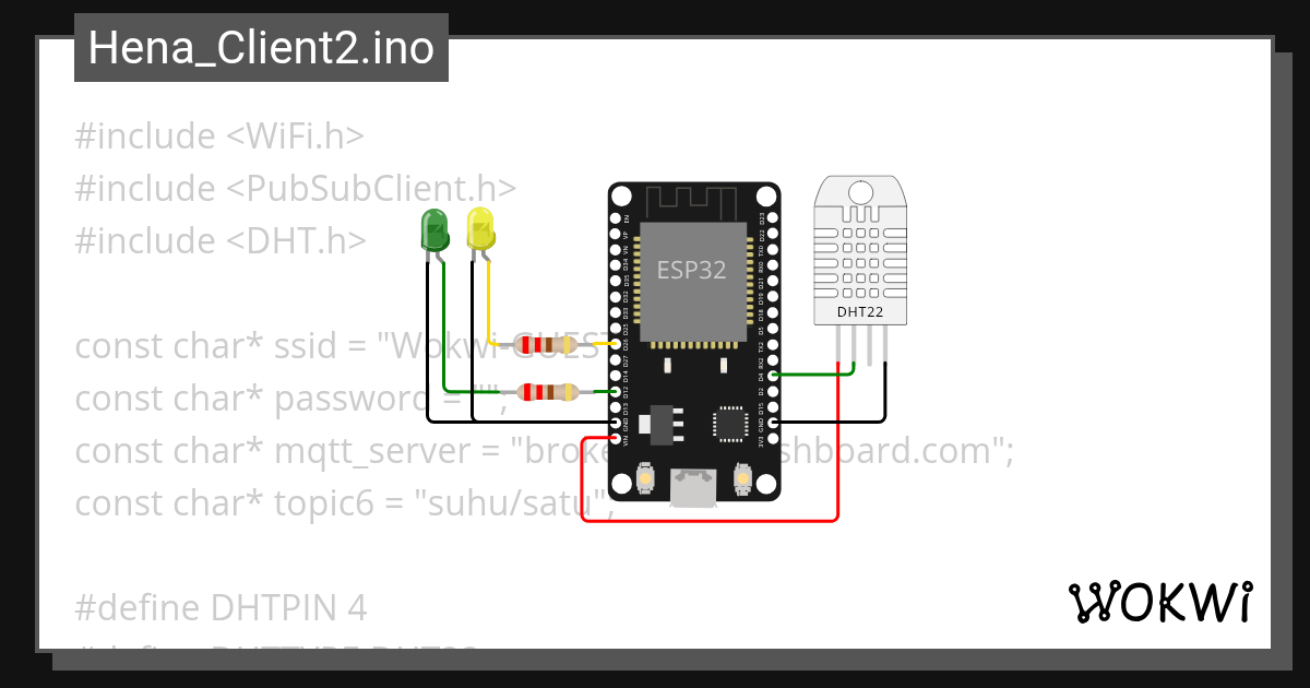 Hena - Wokwi ESP32, STM32, Arduino Simulator