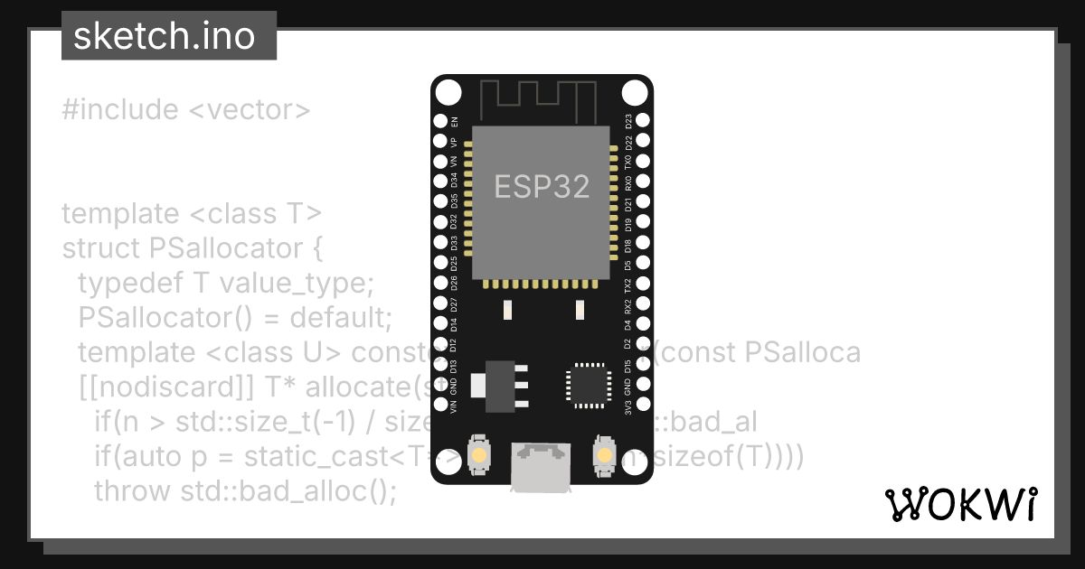 Wokwi online esp32 stm32 arduino simulator