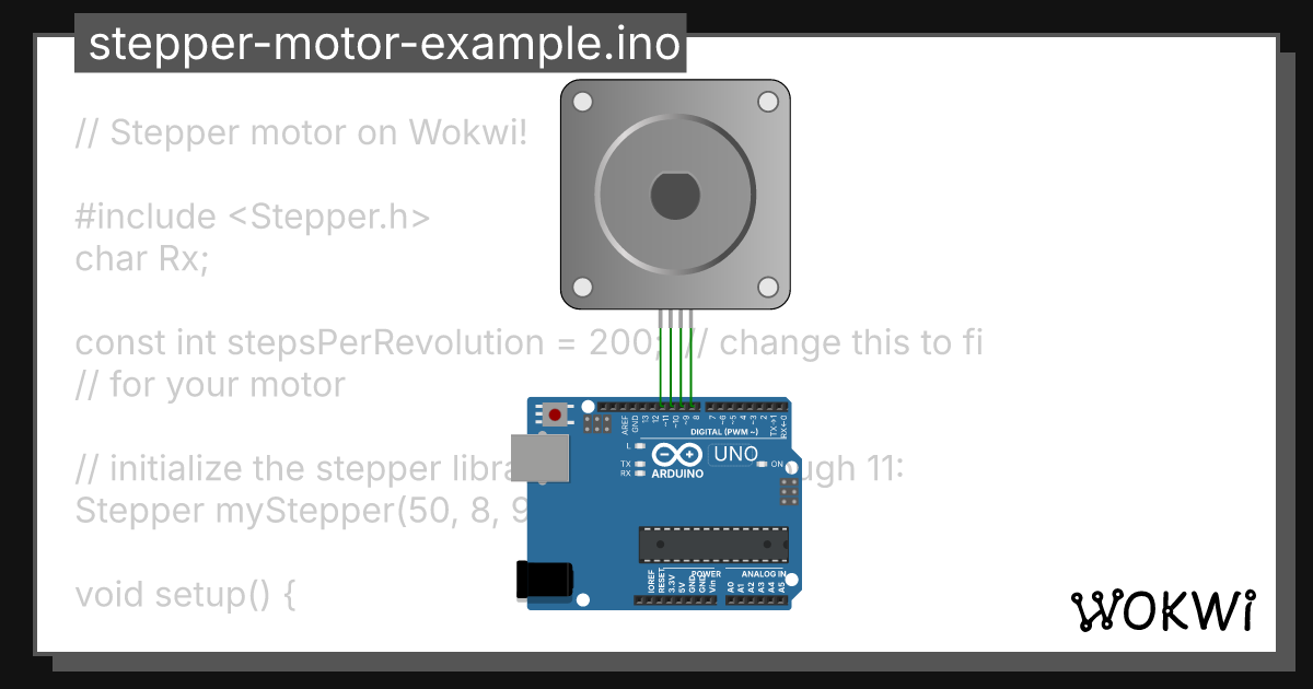 stepper-motor-example.ino Copy - Wokwi ESP32, STM32, Arduino Simulator