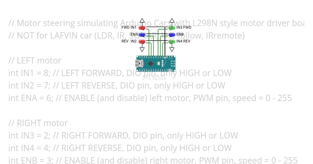 L298NmotorSteering simulation