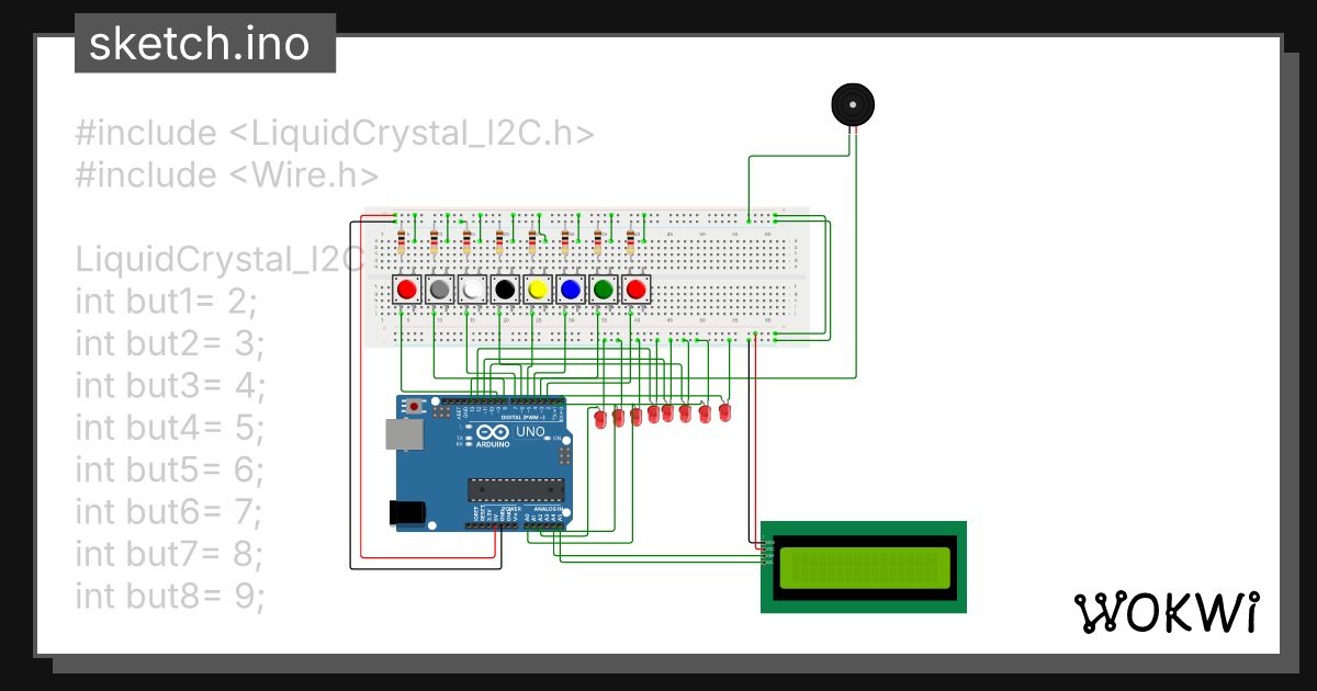New Buzzer Piano - Wokwi ESP32, STM32, Arduino Simulator