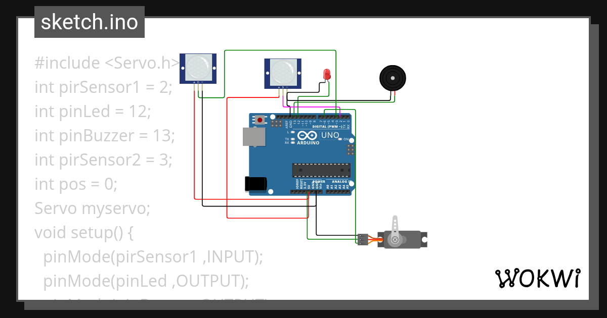 smart home - Wokwi ESP32, STM32, Arduino Simulator