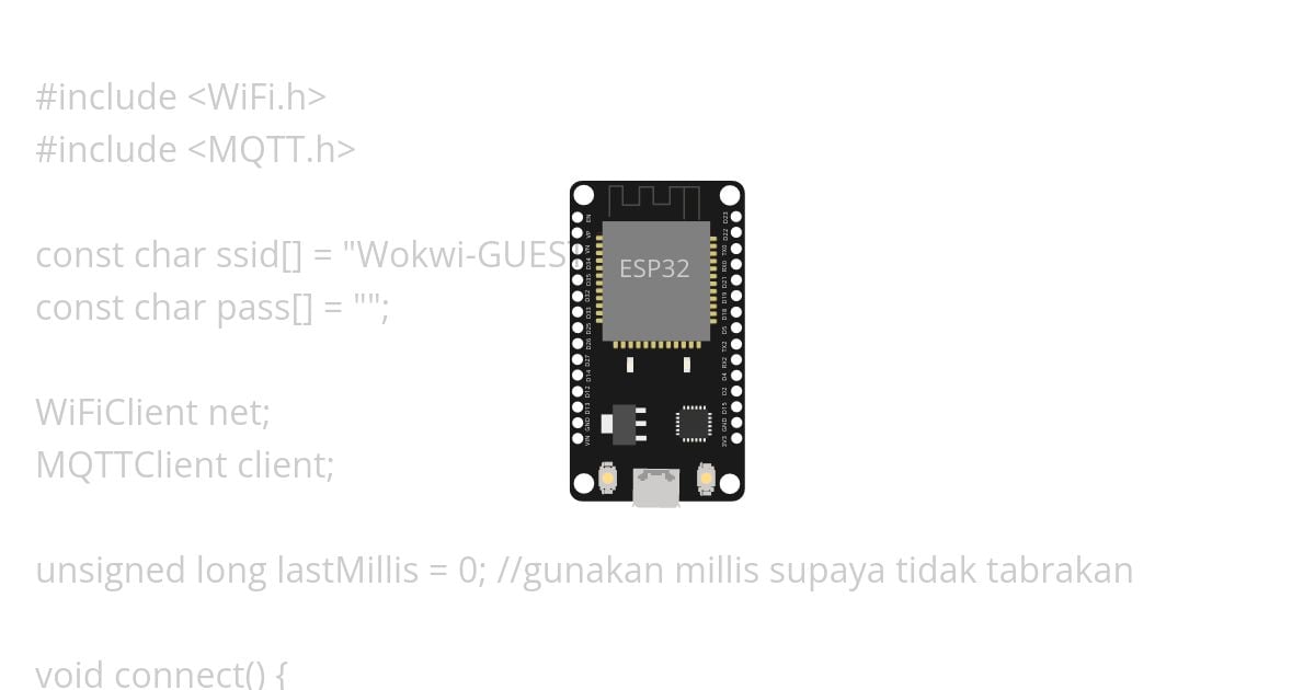 ESP32 publish emqx broker simulation